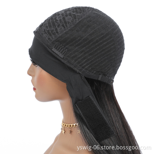XCCOCO Wholesale 1b# Straight Remy Human Hair Headband Wig, Headband Wig Human Hair For Black Women